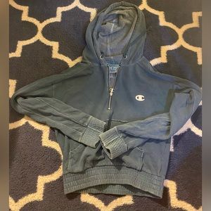 Vintage Blue Champion Hoodie